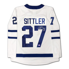 Darryl Sittler Autographed Toronto Maple Leafs White Jersey-2