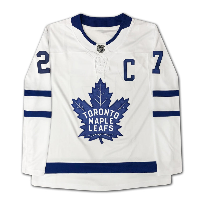 Darryl Sittler Autographed Toronto Maple Leafs White Jersey-3