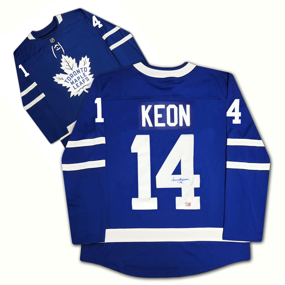 Dave Keon Autographed Toronto Maple Leafs Blue Jersey-1
