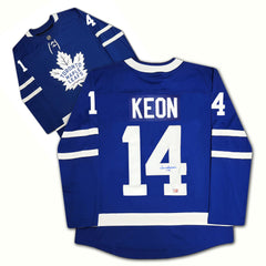 Dave Keon Autographed Toronto Maple Leafs Blue Jersey-1