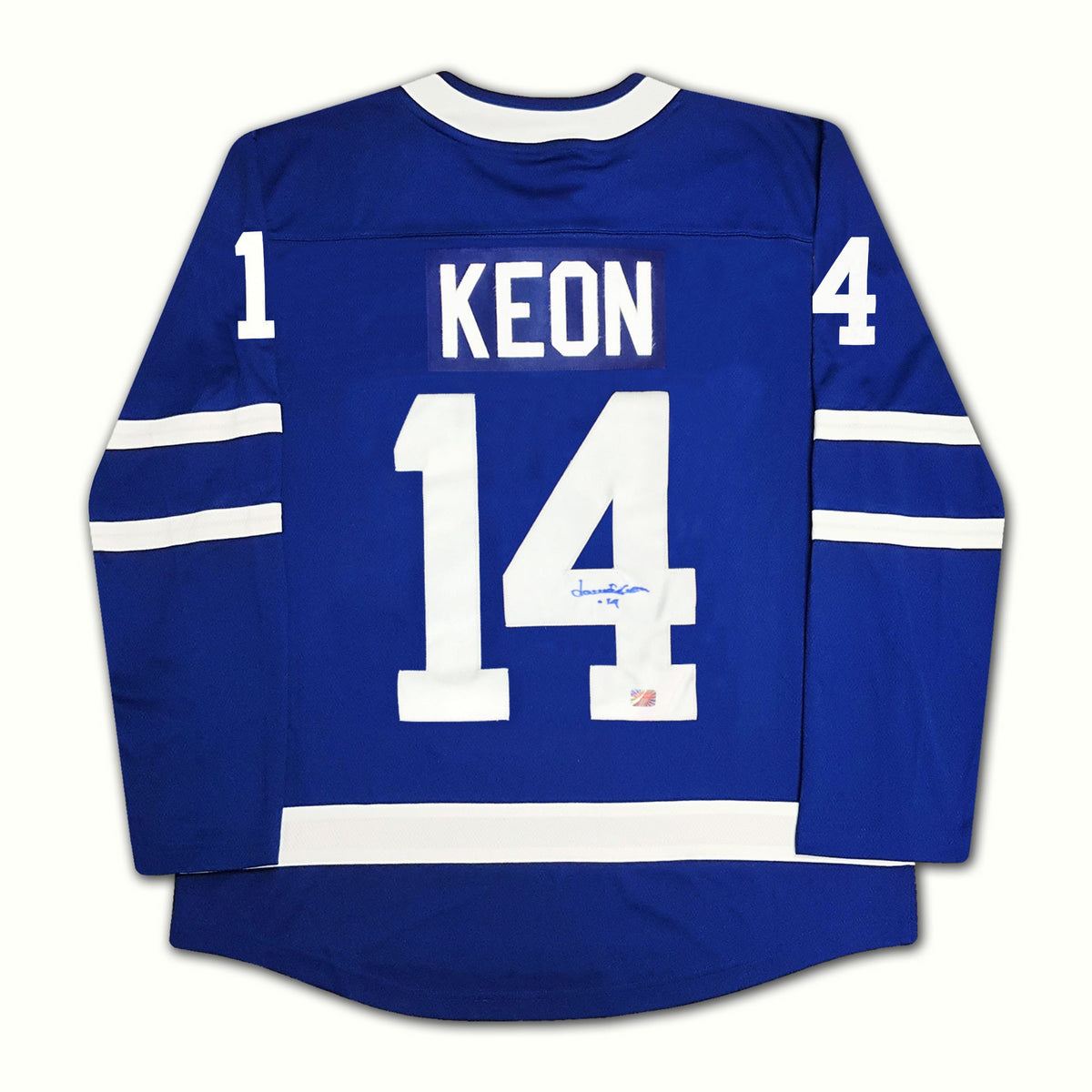 Dave Keon Autographed Toronto Maple Leafs Blue Jersey-2
