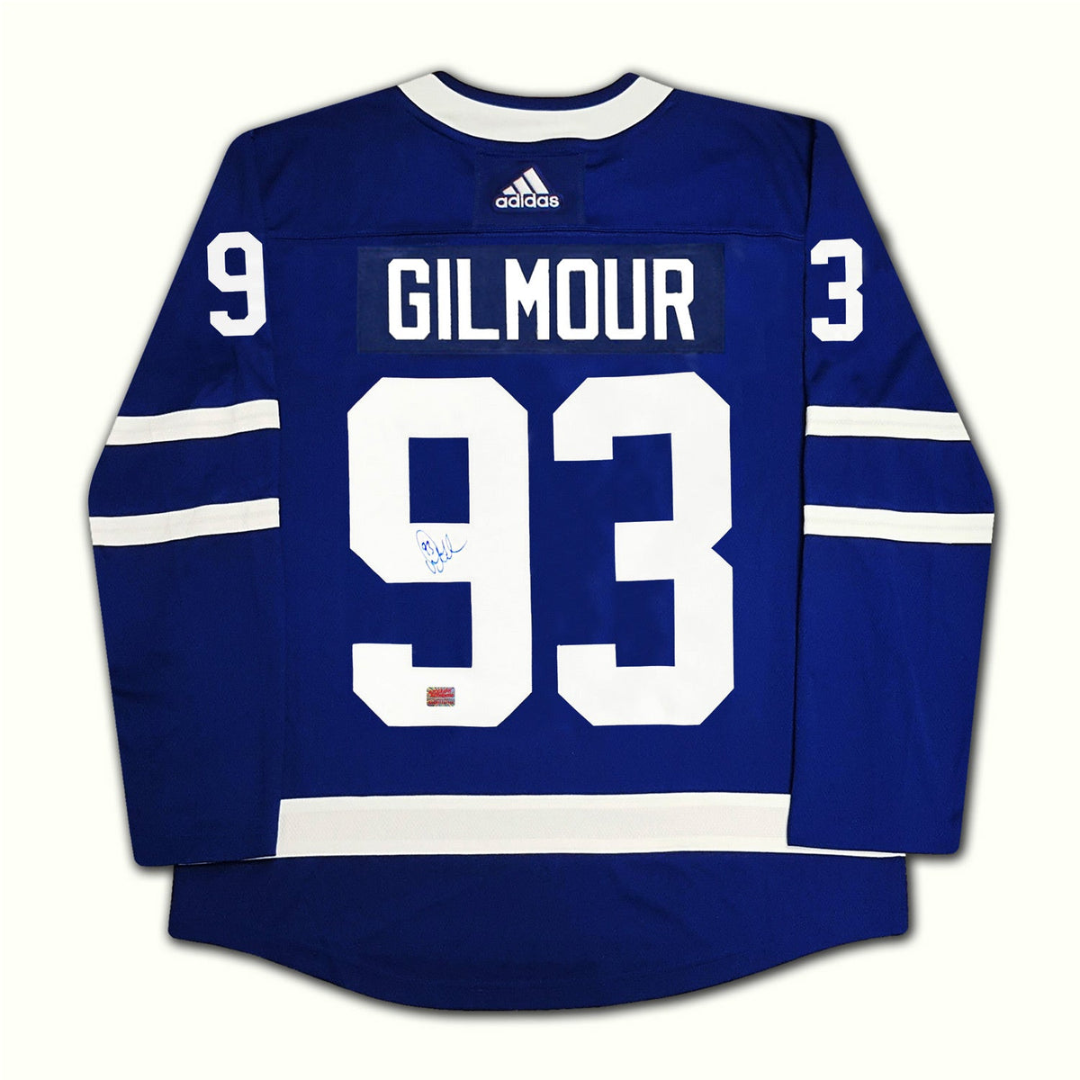 Doug Gilmour Autographed Toronto Maple Leafs Blue Jersey Blue-1