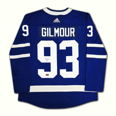 Doug Gilmour Autographed Toronto Maple Leafs Blue Jersey Blue-1