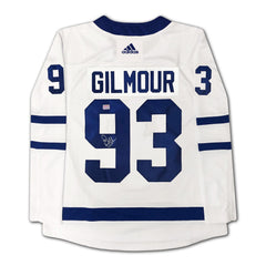 Doug Gilmour Autographed Toronto Maple Leafs White Jersey White-1