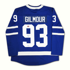 Doug Gilmour Autographed Toronto Maple Leafs Blue Jersey-3