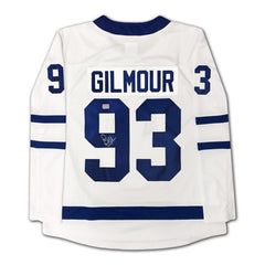 Doug Gilmour Autographed Toronto Maple Leafs White Jersey White-3