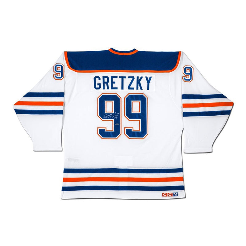 Wayne Gretzky Autographed Edmonton Oilers White Jersey-1