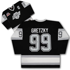 Wayne Gretzky Signed Kings Throwback Jersey M&N 1992-93-1