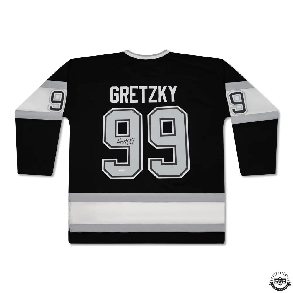 Wayne Gretzky Signed Kings Throwback Jersey M&N 1992-93-2