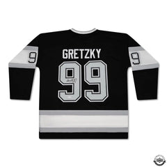 Wayne Gretzky Signed Kings Throwback Jersey M&N 1992-93-2