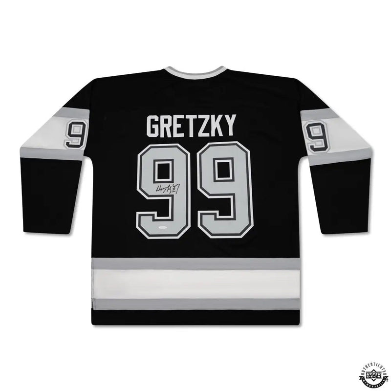 Wayne Gretzky Signed Kings Throwback Jersey M&N 1992-93-2