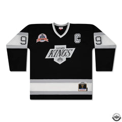 Wayne Gretzky Signed Kings Throwback Jersey M&N 1992-93-3