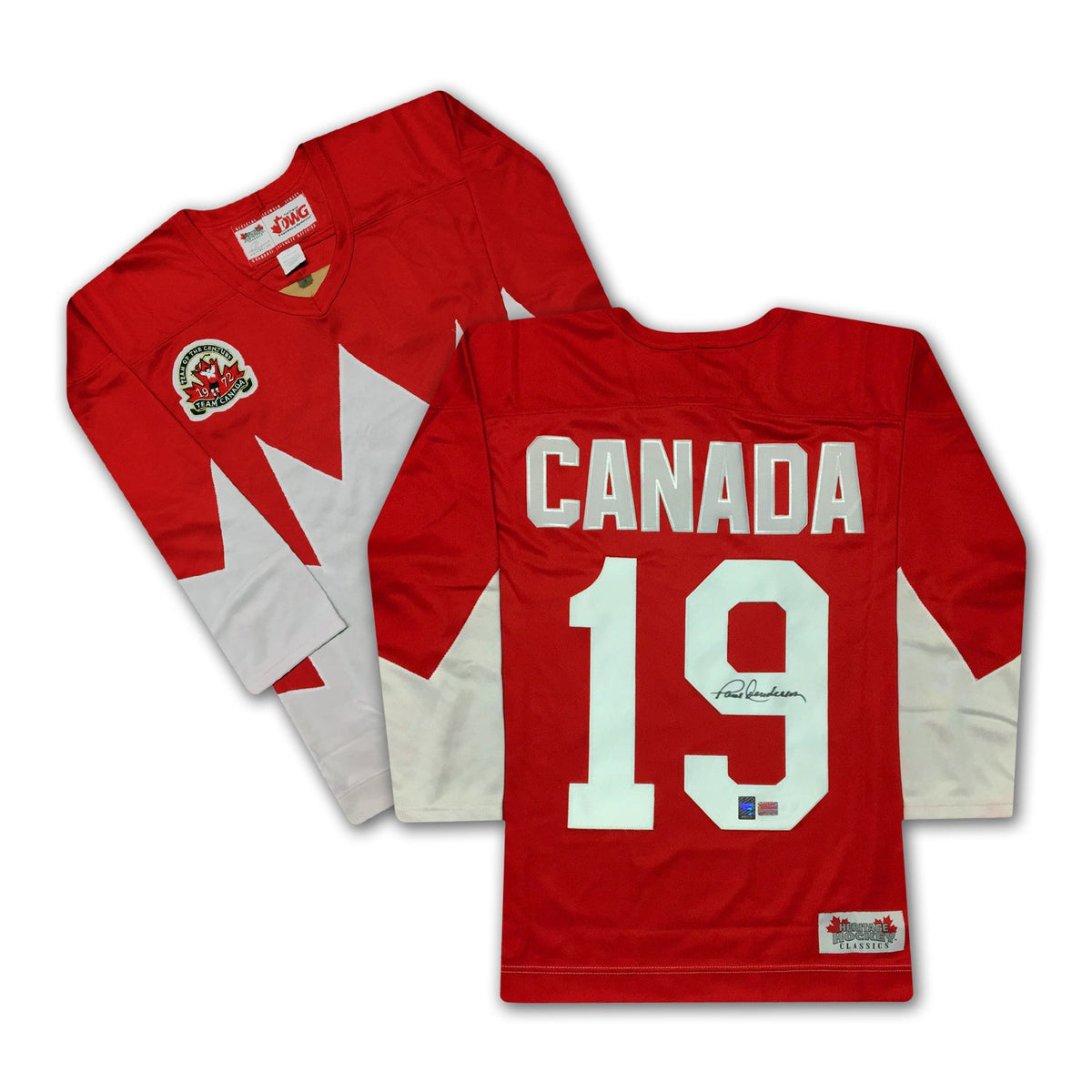 Paul Henderson Team Canada Autographed 1972 Summit Jersey Red
