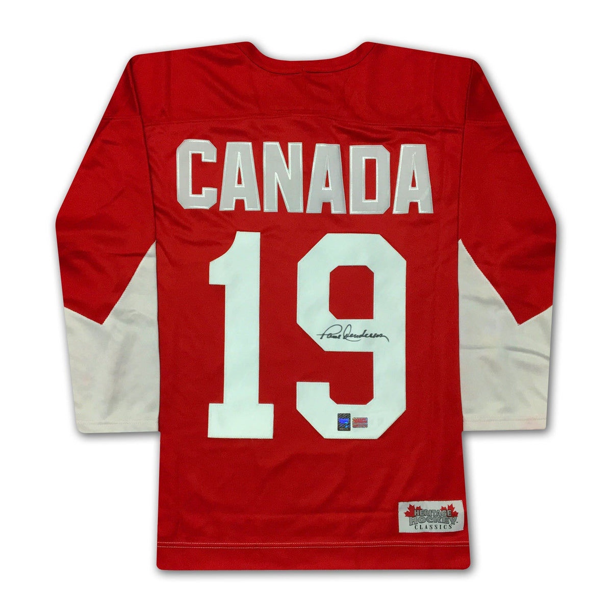 Paul Henderson Team Canada Autographed 1972 Summit Jersey Red-2