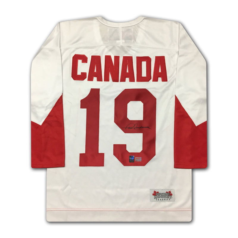 Paul Henderson Team Canada Autographed 1972 Summit Jersey White-2