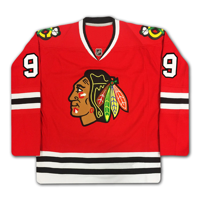 Bobby Hull Autographed Chicago Blackhawks Red Jersey-4