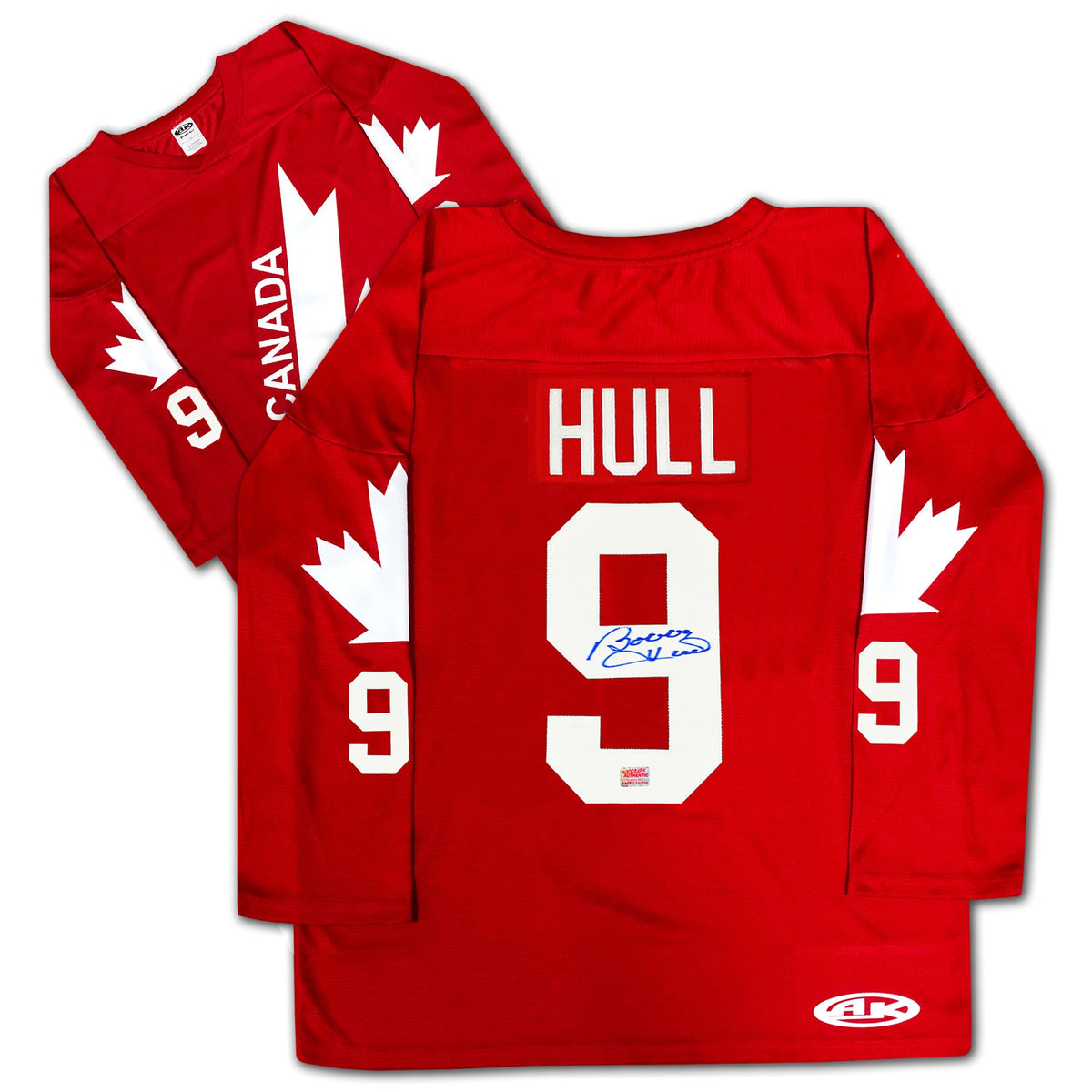 Bobby Hull Autographed Team Canada Red Jersey-1