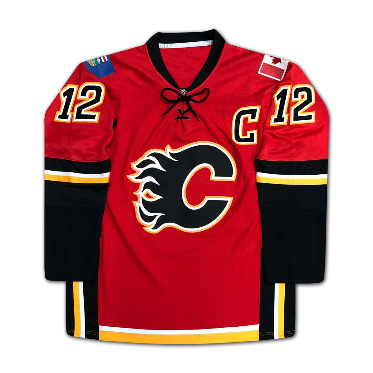Jarome Iginla Signed Calgary Flames Red Jersey HHOF 2020-3