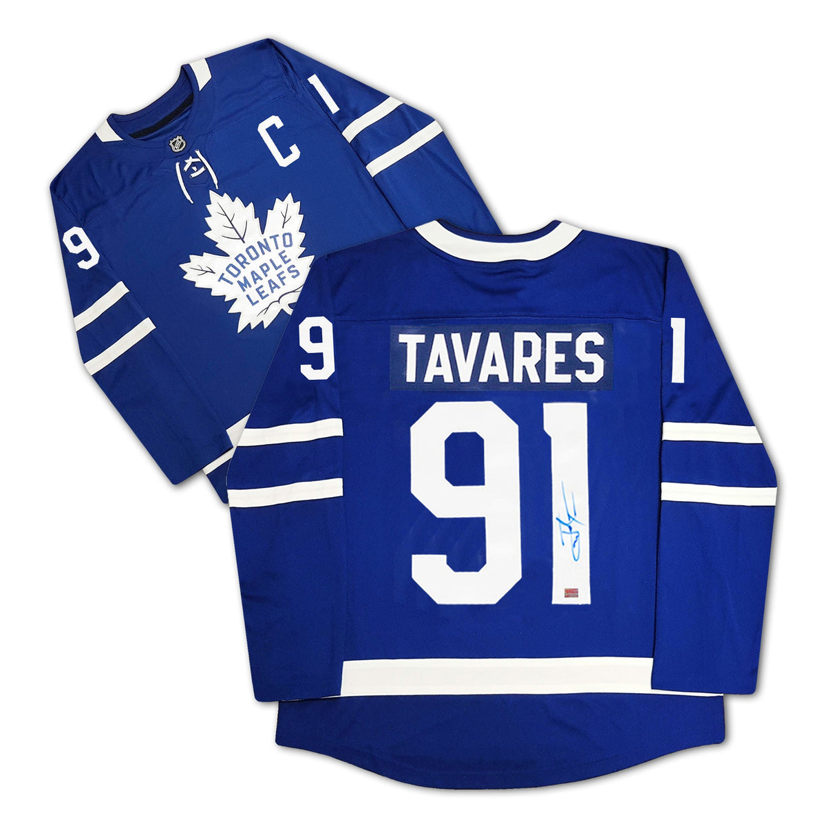 John Tavares Autographed Toronto Maple Leafs Blue Jersey