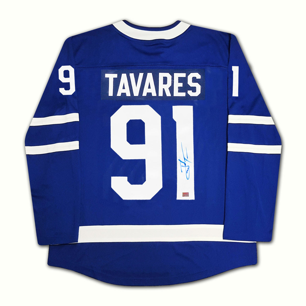 John Tavares Autographed Toronto Maple Leafs Blue Jersey-2