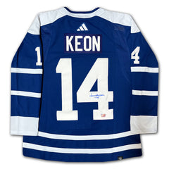 Dave Keon Autographed Toronto Maple Leafs Reverse Jersey-2