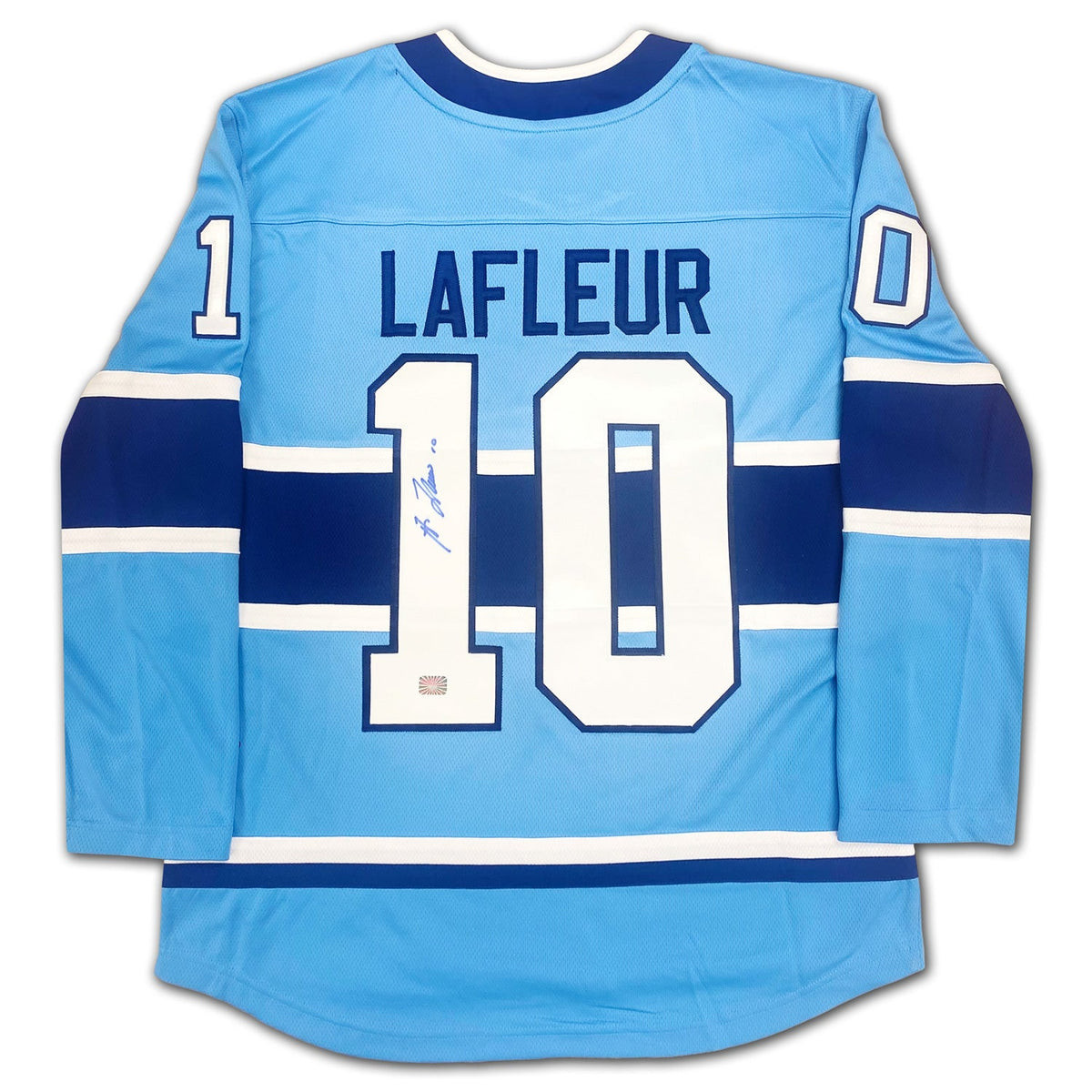 Guy Lafleur Autographed Montreal Canadiens Light Blue Jersey-2