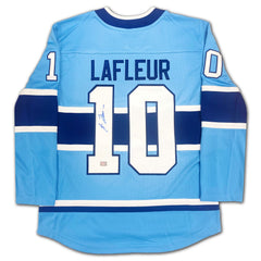 Guy Lafleur Autographed Montreal Canadiens Light Blue Jersey-2