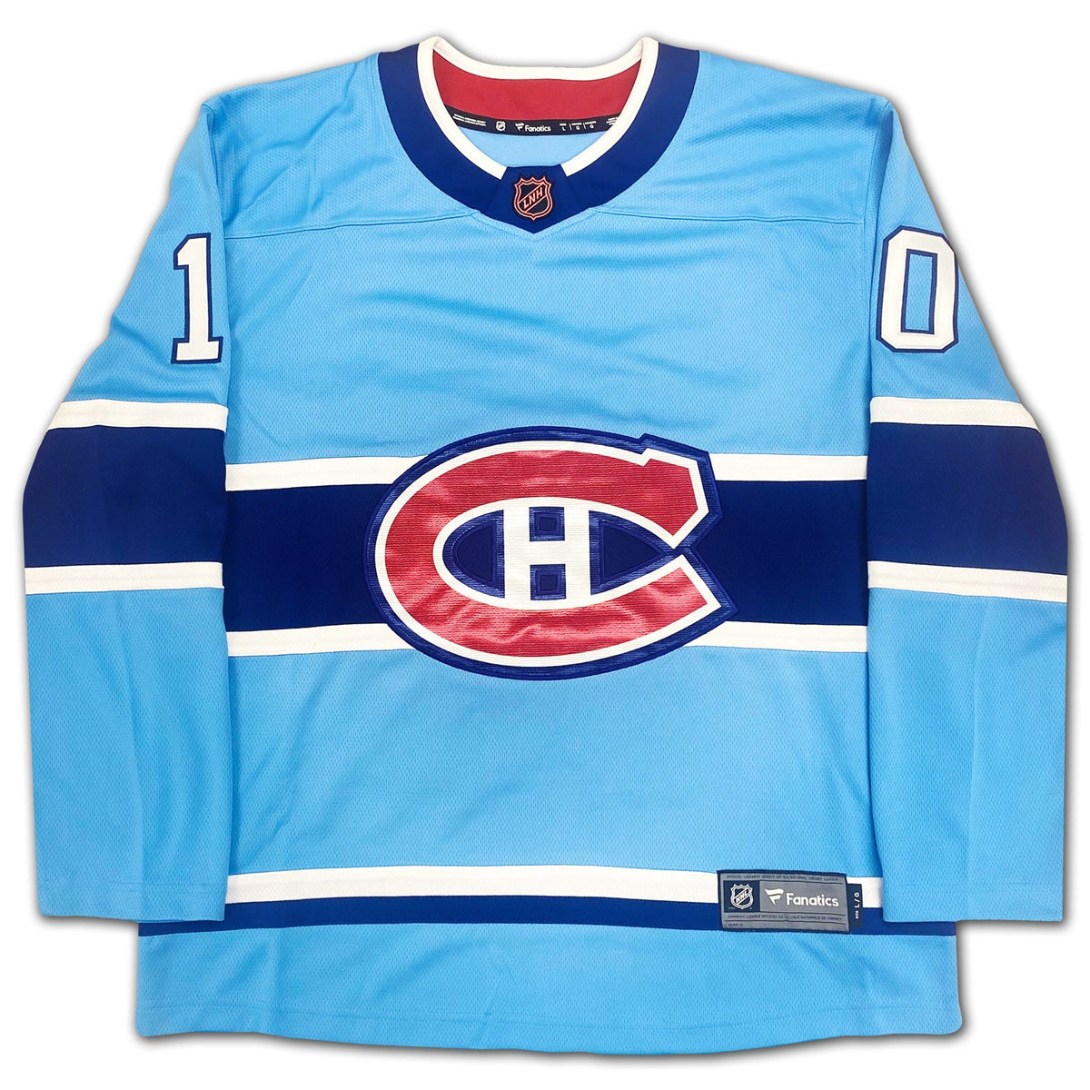 Guy Lafleur Autographed Montreal Canadiens Light Blue Jersey-3