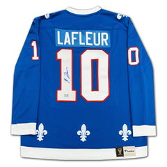 Guy Lafleur Autographed Quebec Nordiques Blue Jersey-2