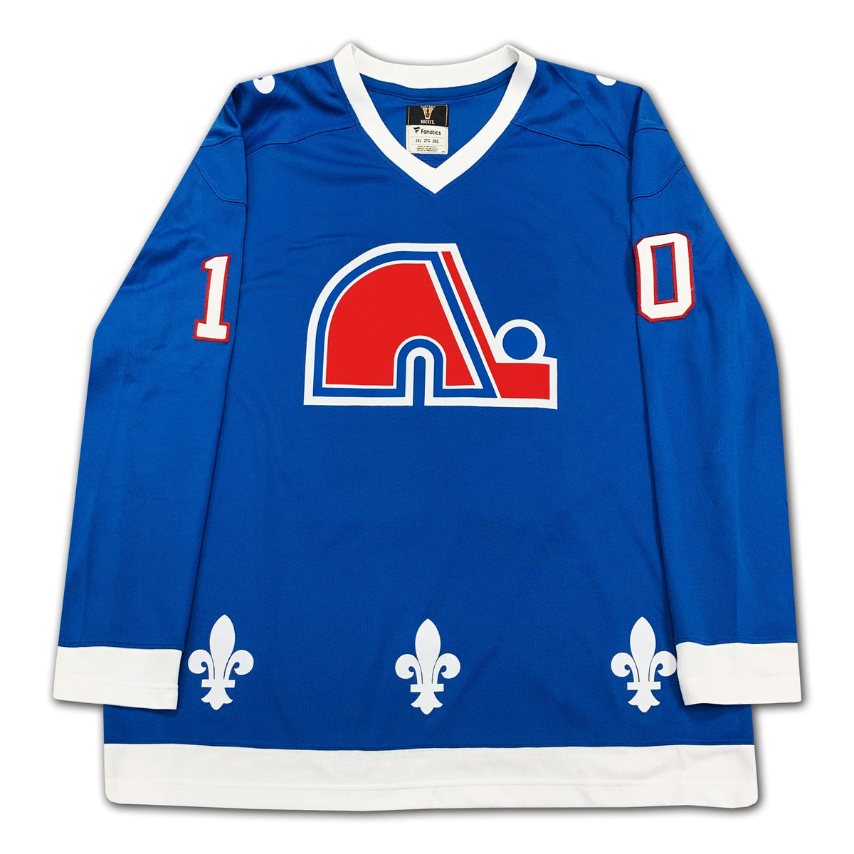 Guy Lafleur Autographed Quebec Nordiques Blue Jersey-3