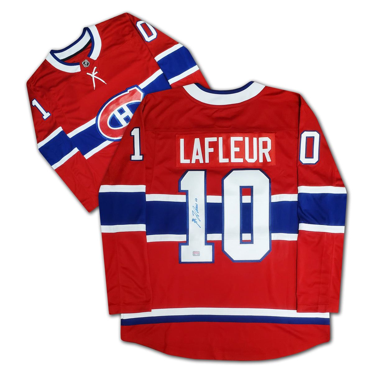 Guy Lafleur Autographed Montreal Canadiens Red Jersey-1