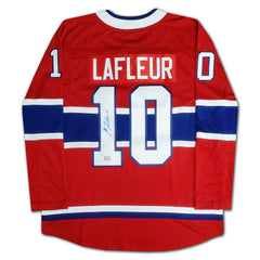 Guy Lafleur Autographed Montreal Canadiens Red Jersey-2