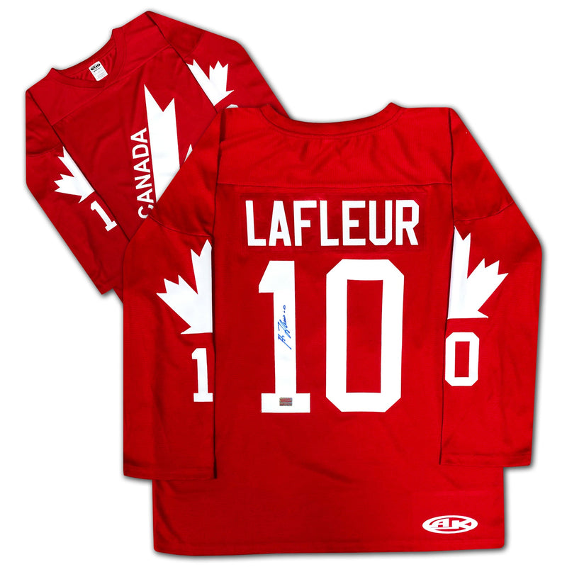 Guy Lafleur Autographed Team Canada 1976 Red Jersey-1