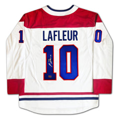 Guy Lafleur Autographed Montreal Canadiens White Jersey-3