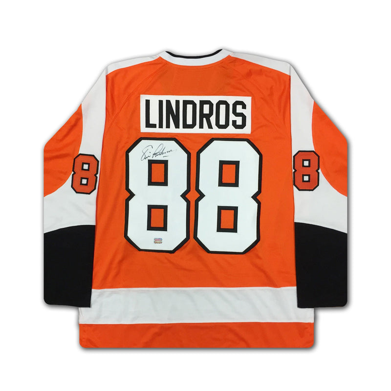 Eric Lindros Autographed Philadelphia Flyers Orange Jersey-2