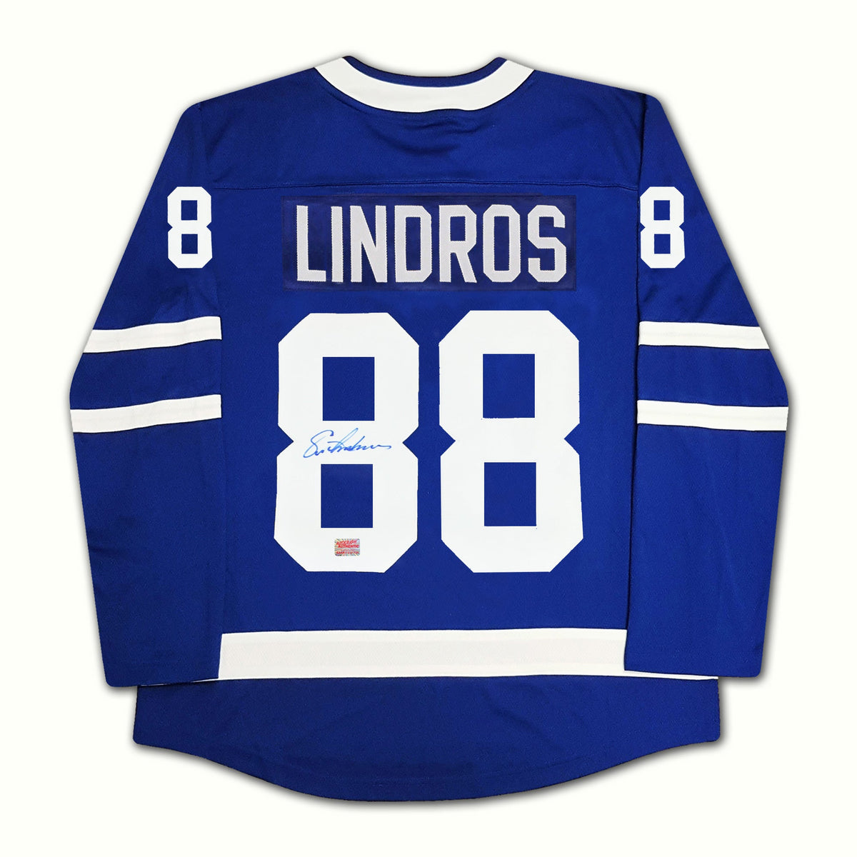 Eric Lindros Autographed Toronto Maple Leafs Blue Jersey-2