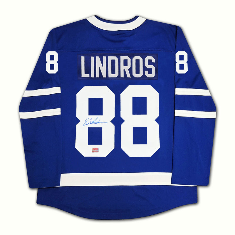 Eric Lindros Autographed Toronto Maple Leafs Blue Jersey-2