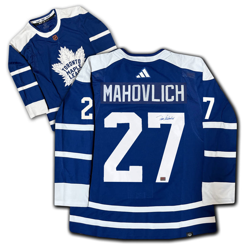 Frank Mahovlich Autographed Toronto Maple Leafs Jersey-1