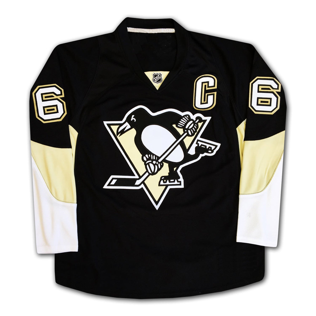 Mario Lemieux Signed Pittsburgh Penguins Black Jersey-3