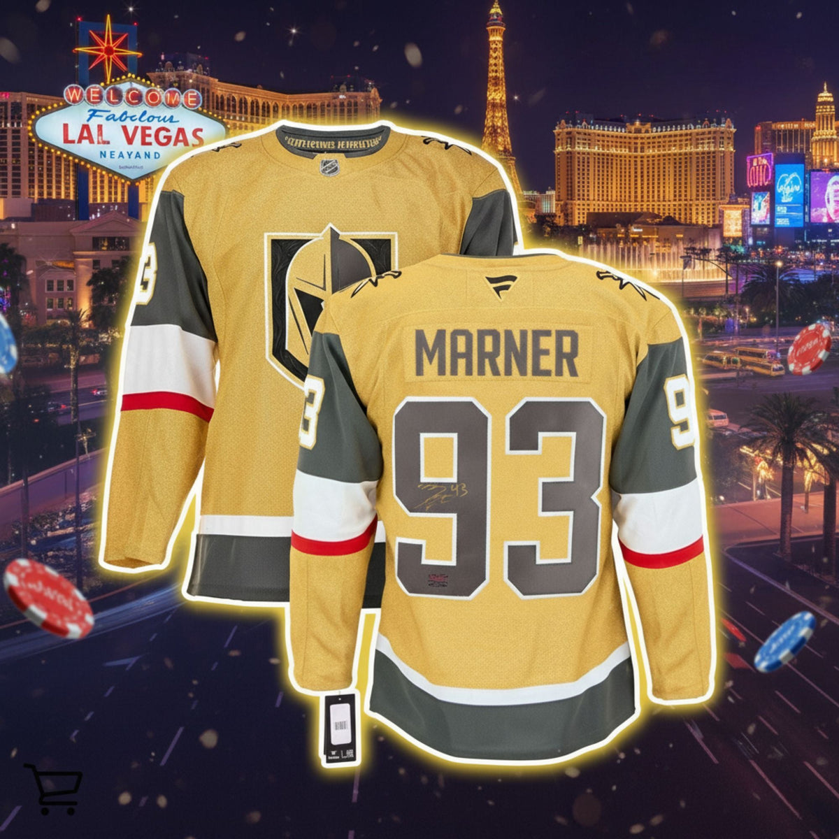 Mitch Marner Autographed Las Vegas Golden Knights Jersey-2