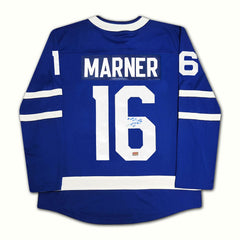 Mitch Marner Autographed Toronto Maple Leafs Blue Jersey-2