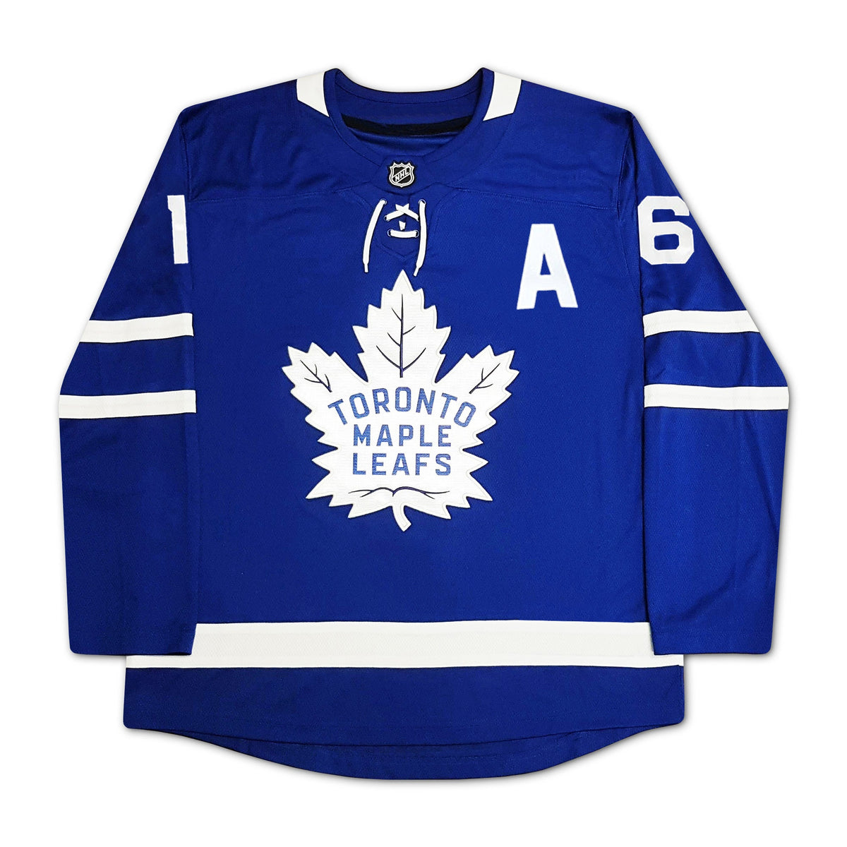 Mitch Marner Autographed Toronto Maple Leafs Blue Jersey-3