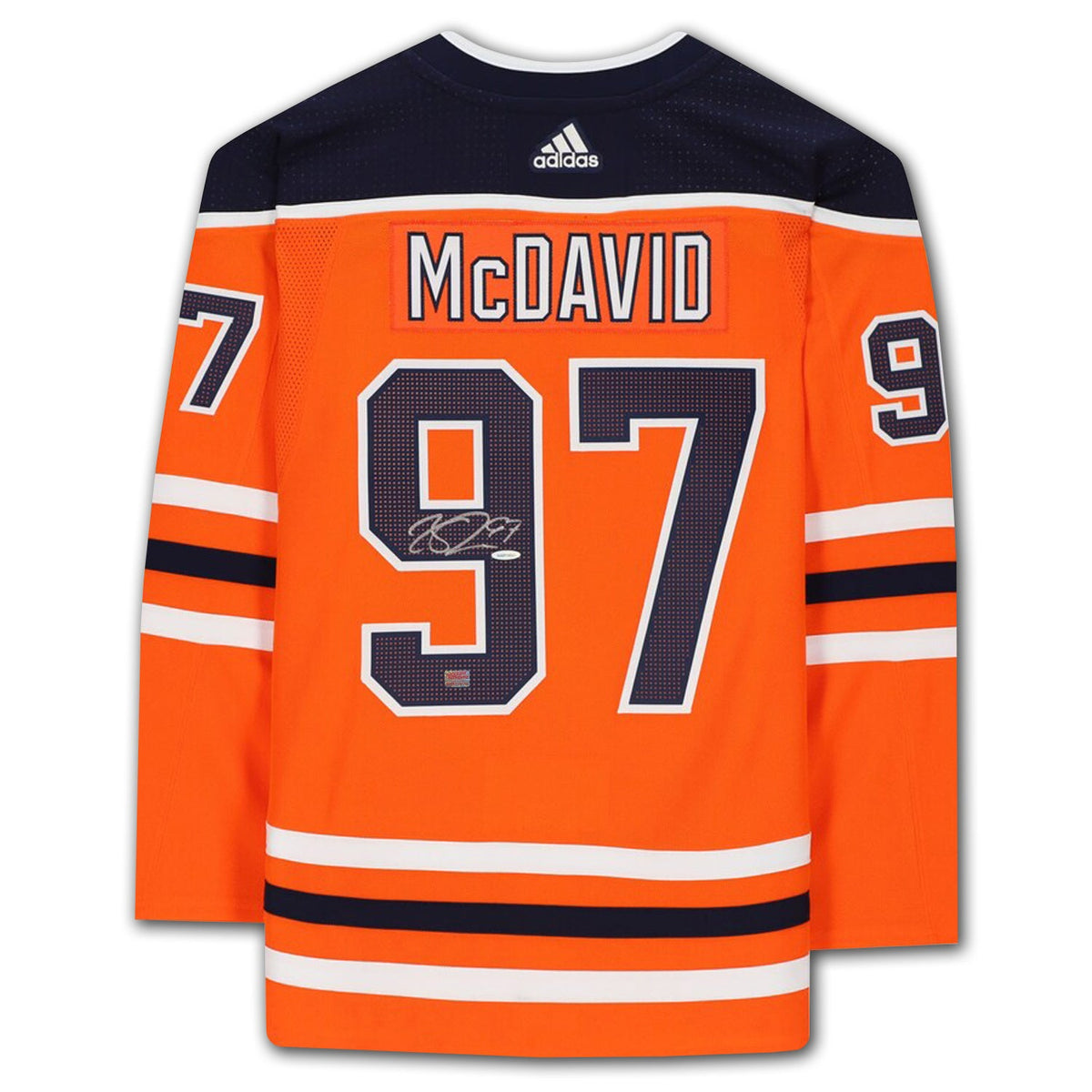 Connor McDavid Autographed Edmonton Oilers Orange Jersey-2