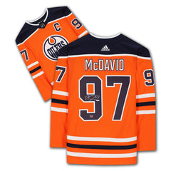 Connor McDavid Autographed Edmonton Oilers Orange Jersey-1