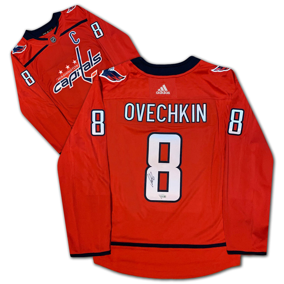 Alexander Ovechkin Autographed Red Washington Jersey-1