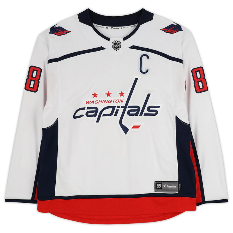 Alexander Ovechkin Autographed Washington Capitals Jersey White-3