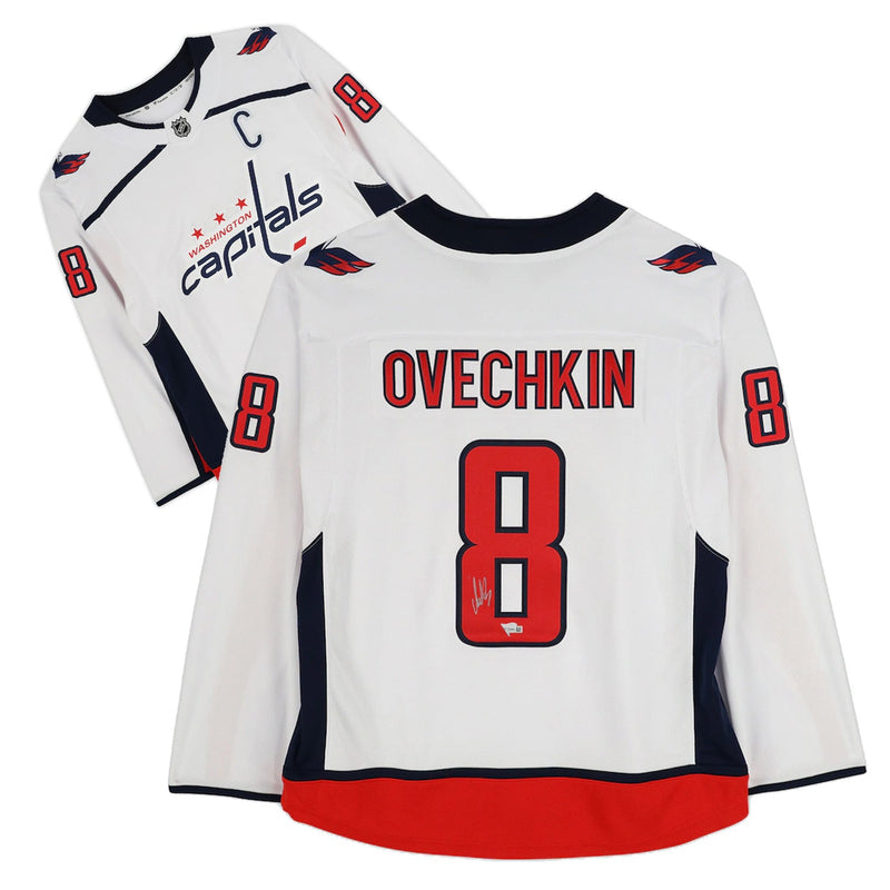 Alexander Ovechkin Autographed Washington Capitals Jersey White-1