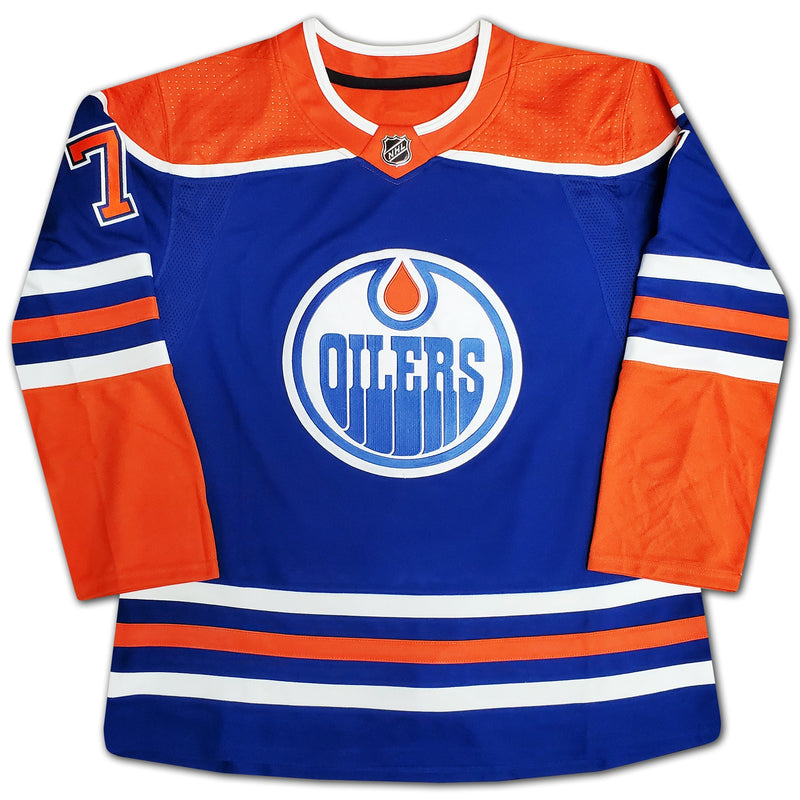 Paul Coffey Autographed Edmonton Oilers Blue Jersey-3