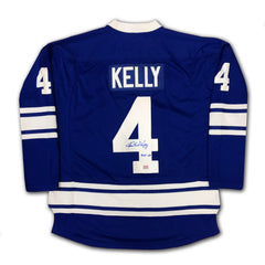 Red Kelly Autographed Toronto Maple Leafs Blue Jersey-2