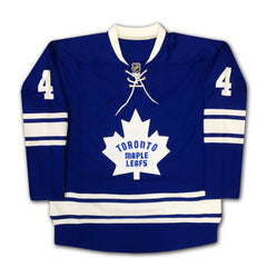 Red Kelly Autographed Toronto Maple Leafs Blue Jersey-3